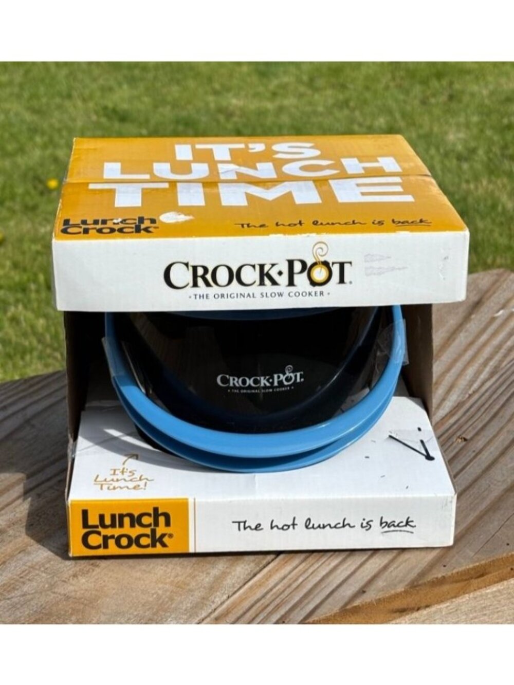 New Black Crock-Pot 20 oz Lunch Crock Food Warmer